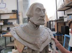 Portrait sculpture in clay, Sculpture fabrication South Africa