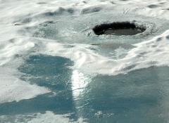 Ice fishing hole, Ice effects, SFX Cape Town