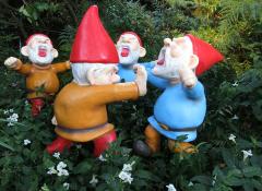 Completed IKEA gnomes, Fabrication Cape Town