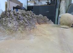 Model train and landscape for Eis commercial. Special Effects Model making Cape Town