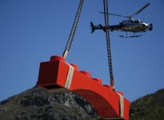 Giant fabricated lego blocks, Large scale Fabrication Cape Town