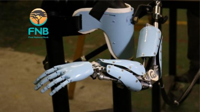 Bionic arm for FNB commercial, Fabrication, Cape Town