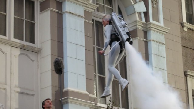 Fabricated Jetpack with Co2 smoke rig. SFX Fabrication and smoke South Africa