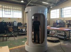 Body Scanner WIP, Oasis Pilot (Amazon), Fabrication, Cape Town