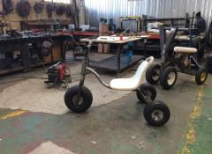 Adult tricycles for TV commercial, Fabrication, Cape Town