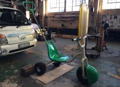 Adult tricycles for TV commercial, Fabrication, Cape Town