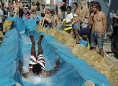 Giant water slide, Special Effects Water Cape Town