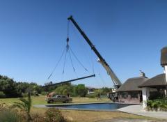 Mercedes crashes into pool rig, SFX rigs and water effects Cape Town