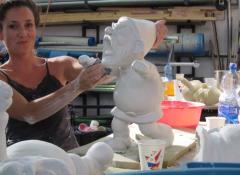 Gnome cast, Plaster casting, Fabrication, Cape Town