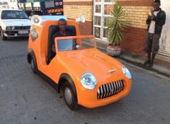 Jacobs car, custom fabricated and functional car. Fabrication Cape Town