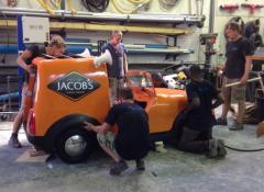 Jacobs car, custom fabricated and functional car. Fabrication Cape Town