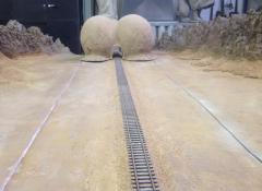 Model train and landscape for Eis commercial. Special Effects Model making Cape Town