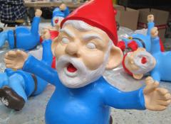 Painting of IKEA gnomes, Fabrication and Special Effects, Cape Town