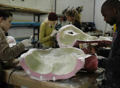 The making of Venis Di Milo and Poseidon, life size replicas. Sculpture and Fabrication, Cape Town