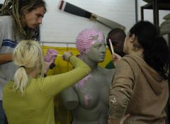 The making of Venis Di Milo and Poseidon, life size replicas. Sculpture and Fabrication, Cape Town