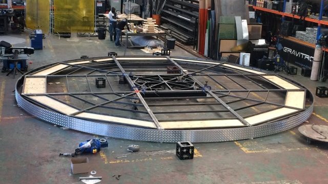 Gameshow 9m turntable, Fabrication, SFX, Cape Town
