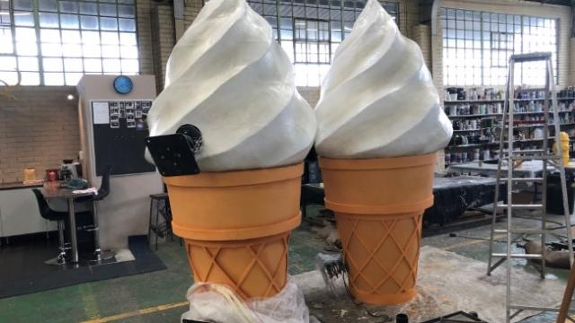 Coke Ice Creams, Fabrication, Cape Town